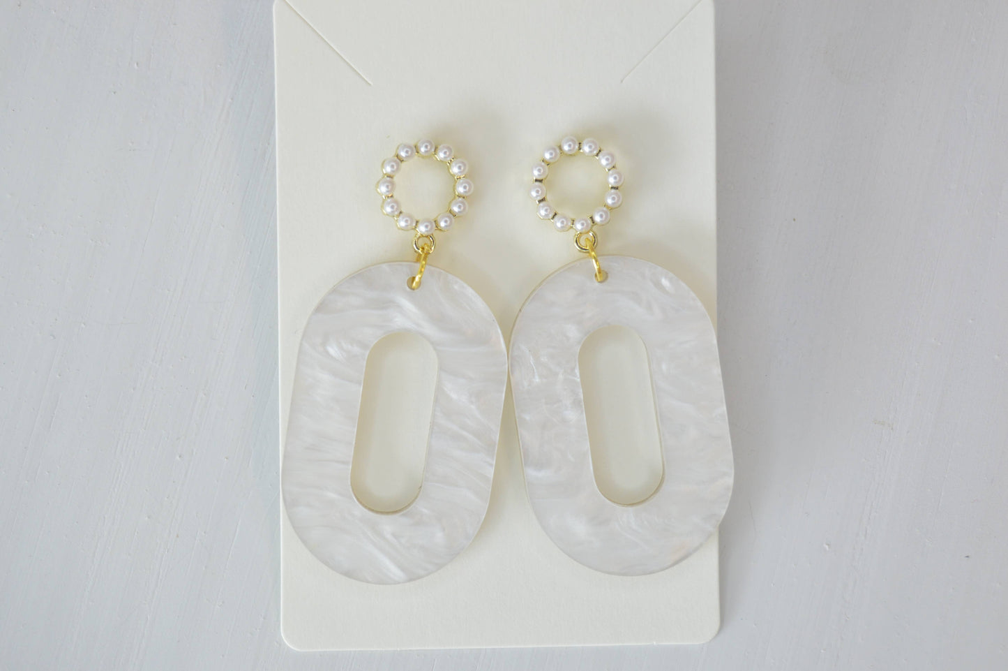 Pearl Dangle Earrings