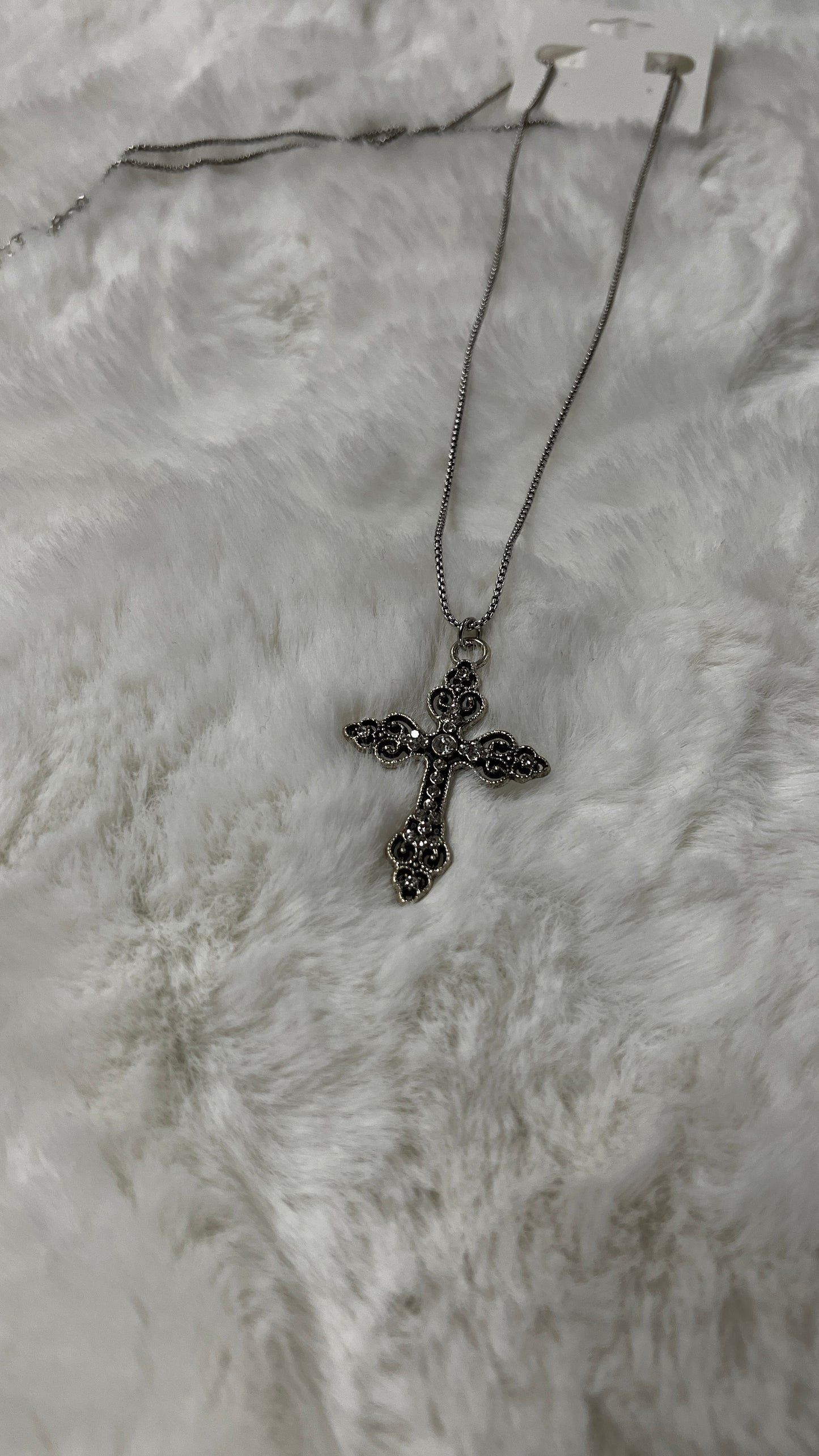 Sparkle Cross Necklace