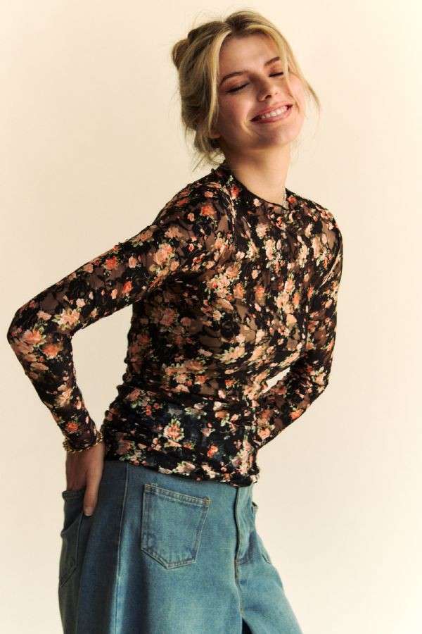 Jill Mesh Top