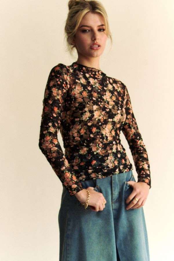 Jill Mesh Top