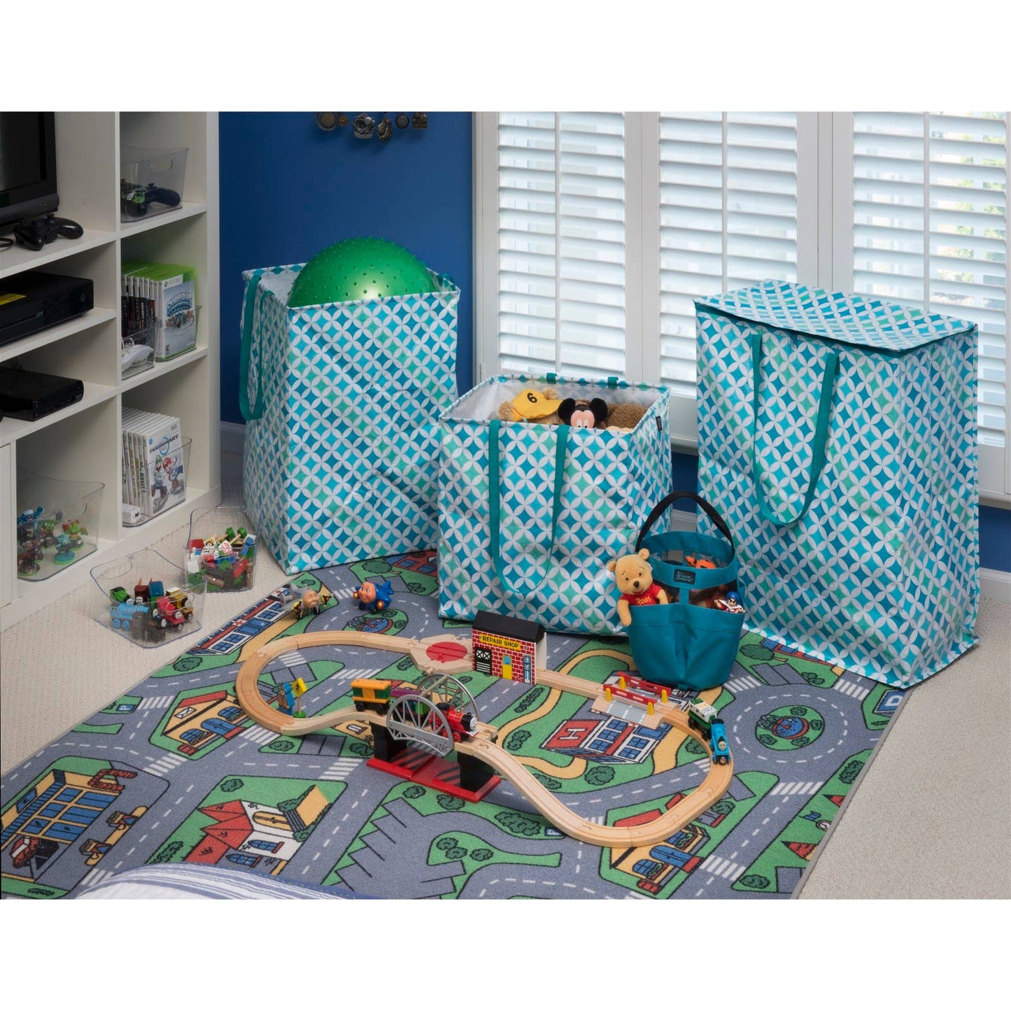 Pop 'N Pack - Zippered Storage Bag: Teal
