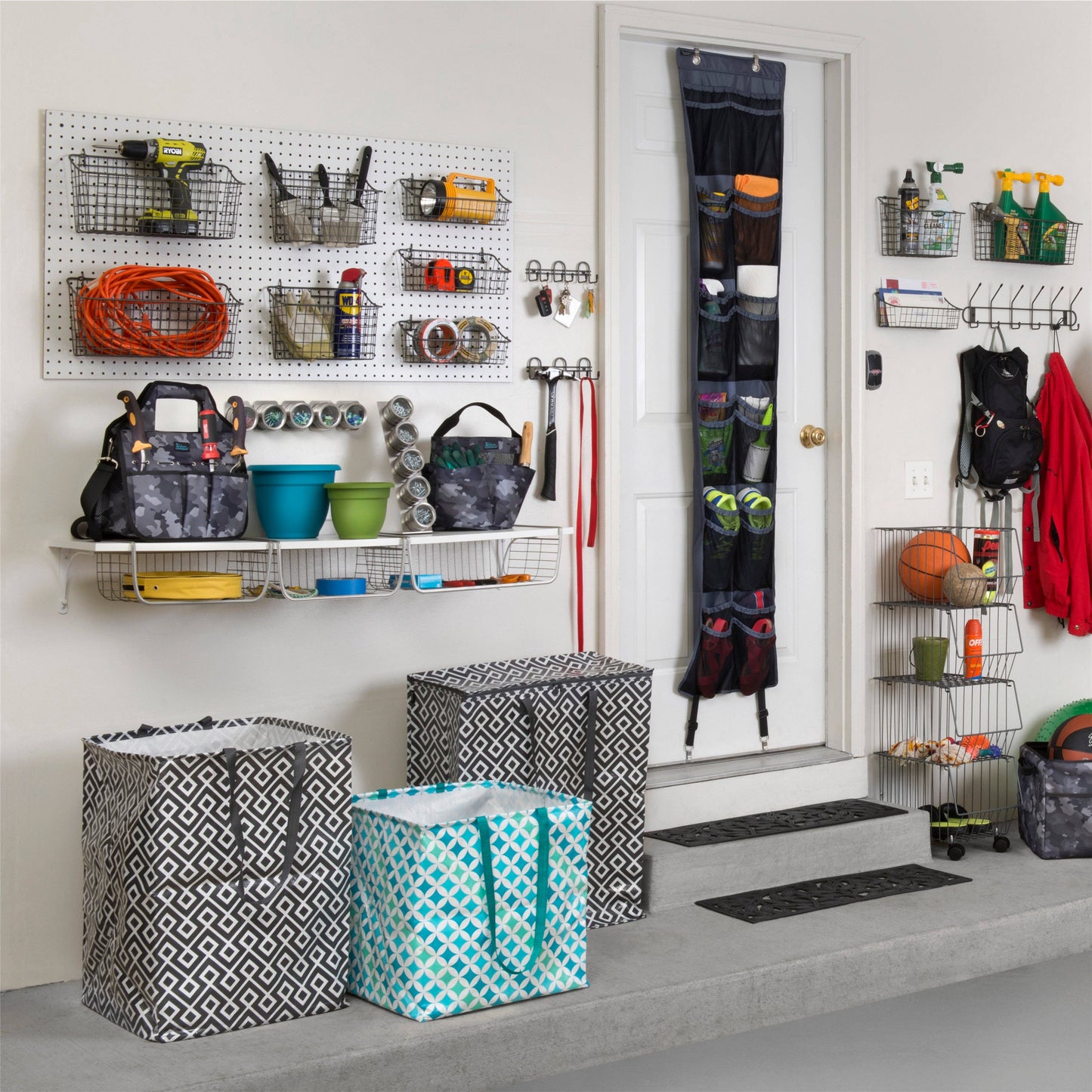 Pop 'N Pack - Zippered Storage Bag: Teal