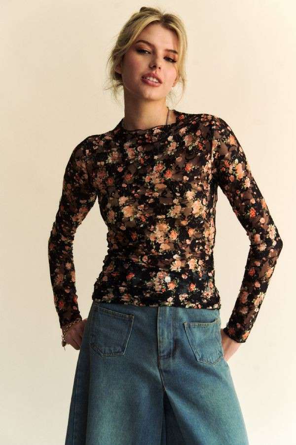 Jill Mesh Top