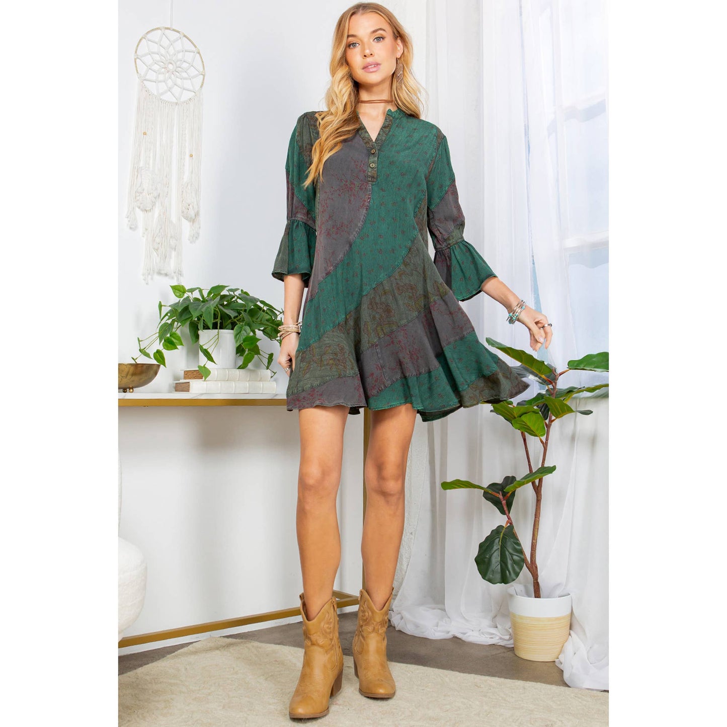 Bianca Patchwork Dress