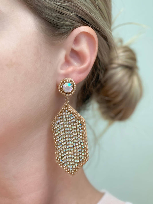 Glitzy Statement Earrings