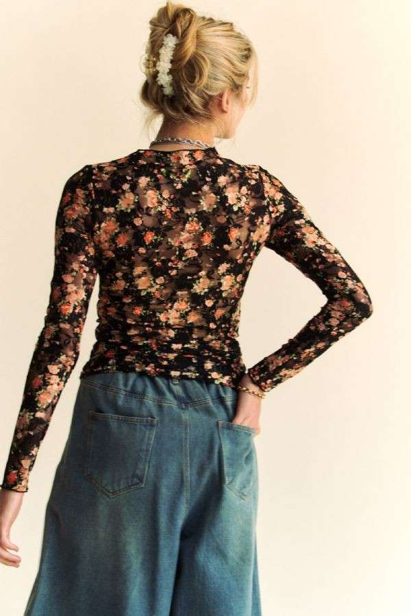Jill Mesh Top
