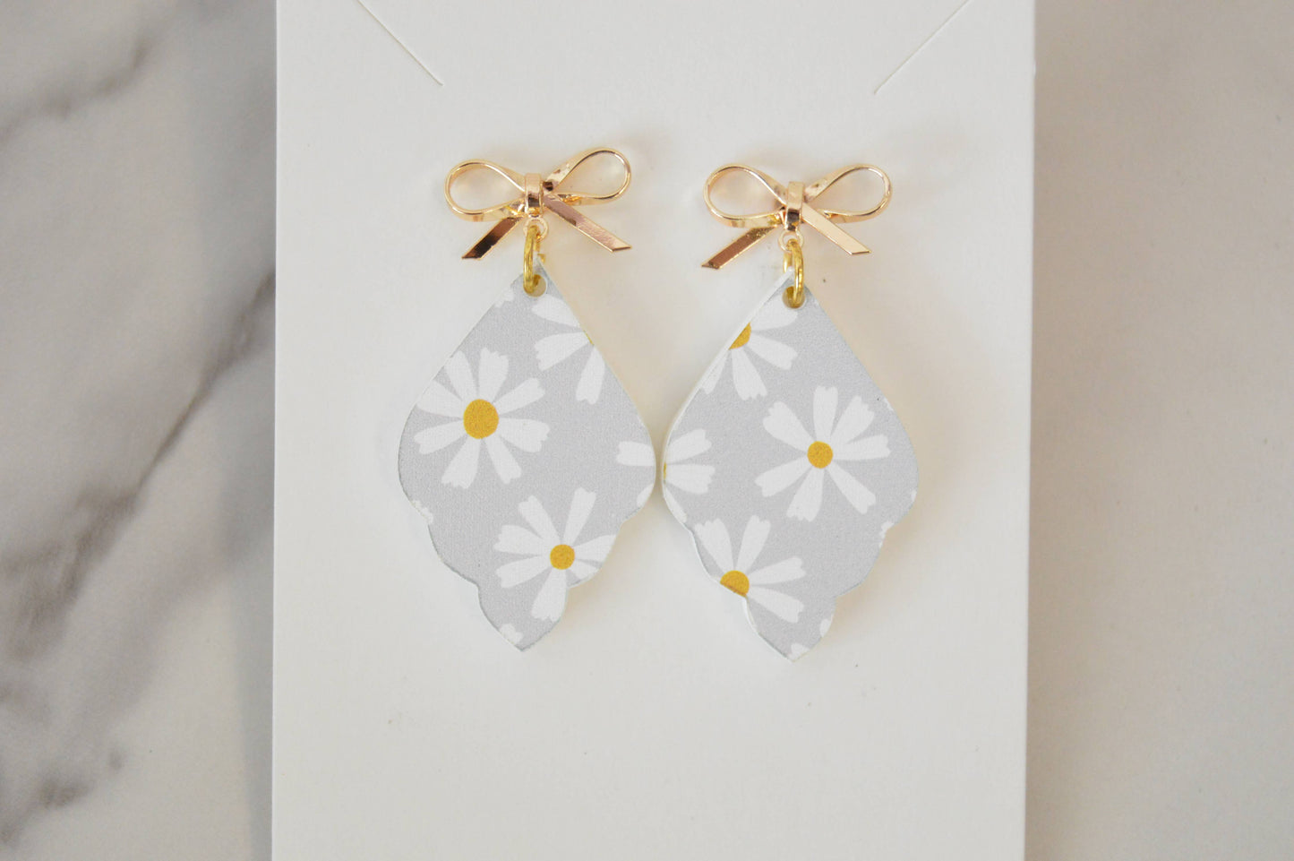 Daisy Bow Earrings