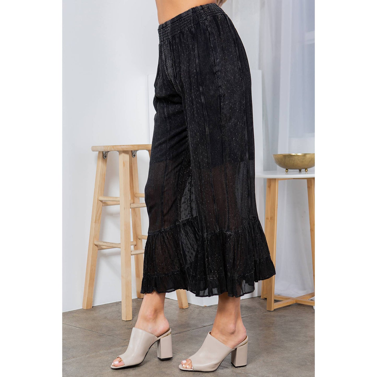 YT- Young Threads: Ankle Length Pants: Medium / Charcoal