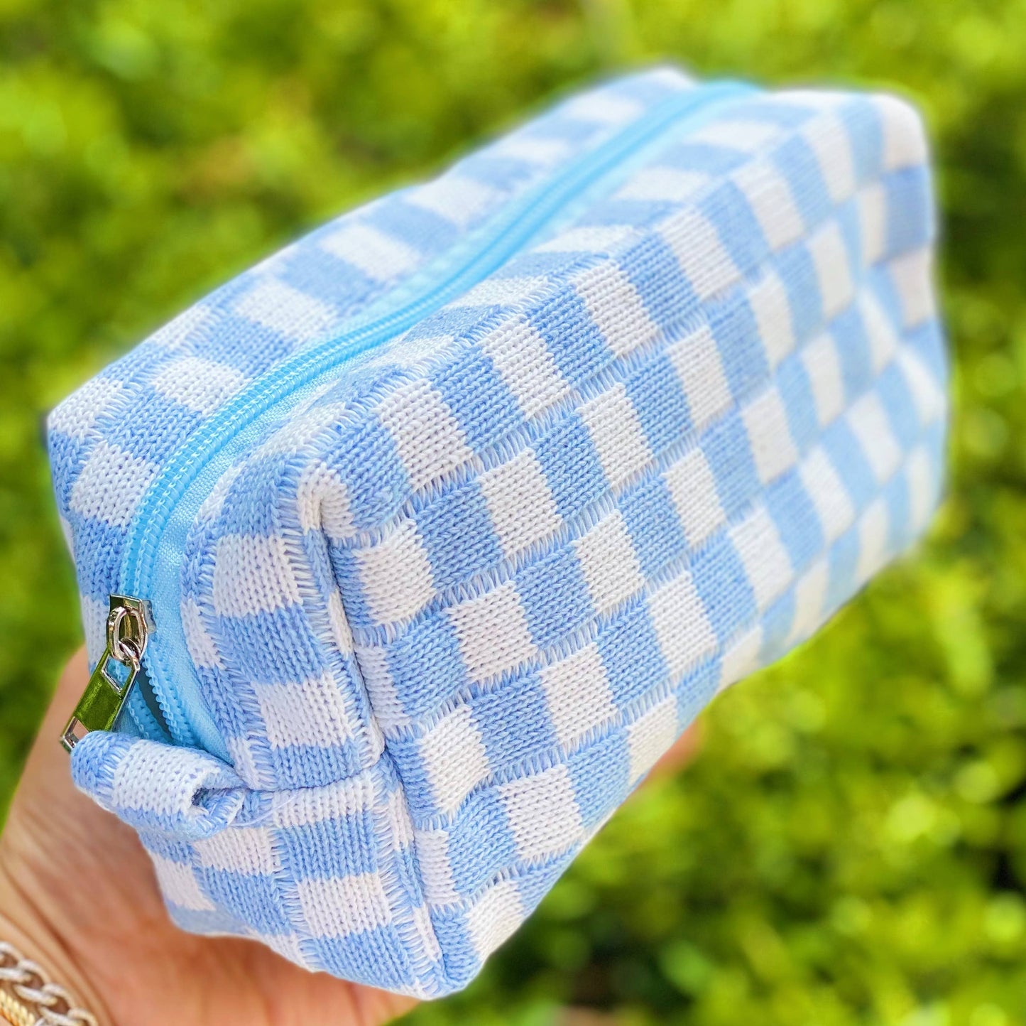 Sun Joy Check Yourself Cosmetic Bag