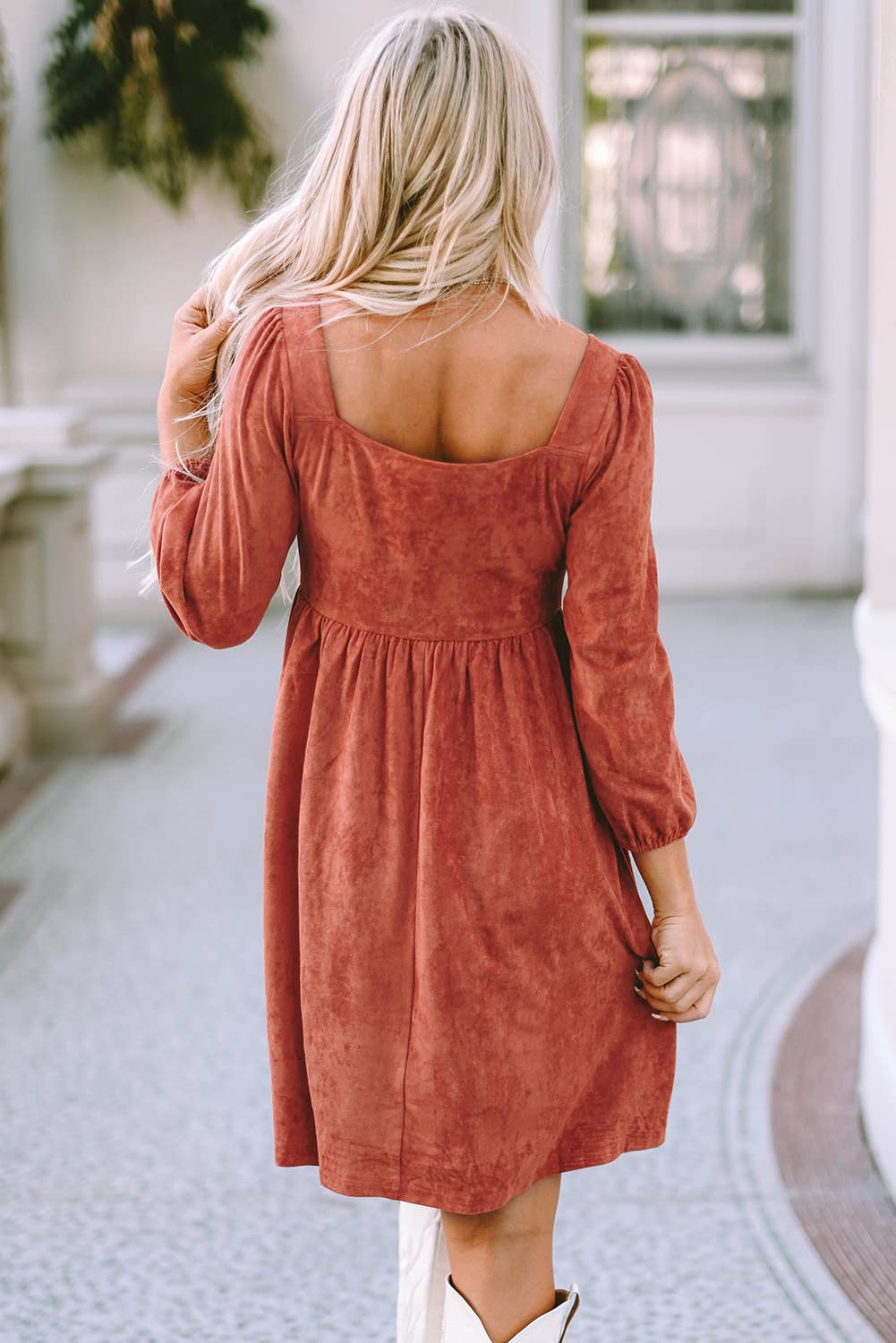 Poppy Suede Dress