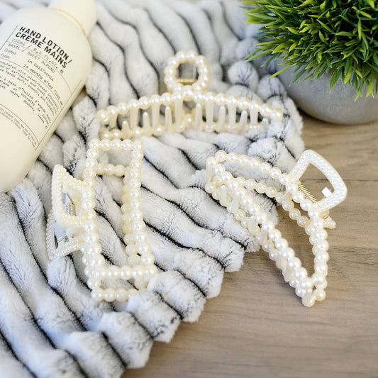 Pearl Claw Clips