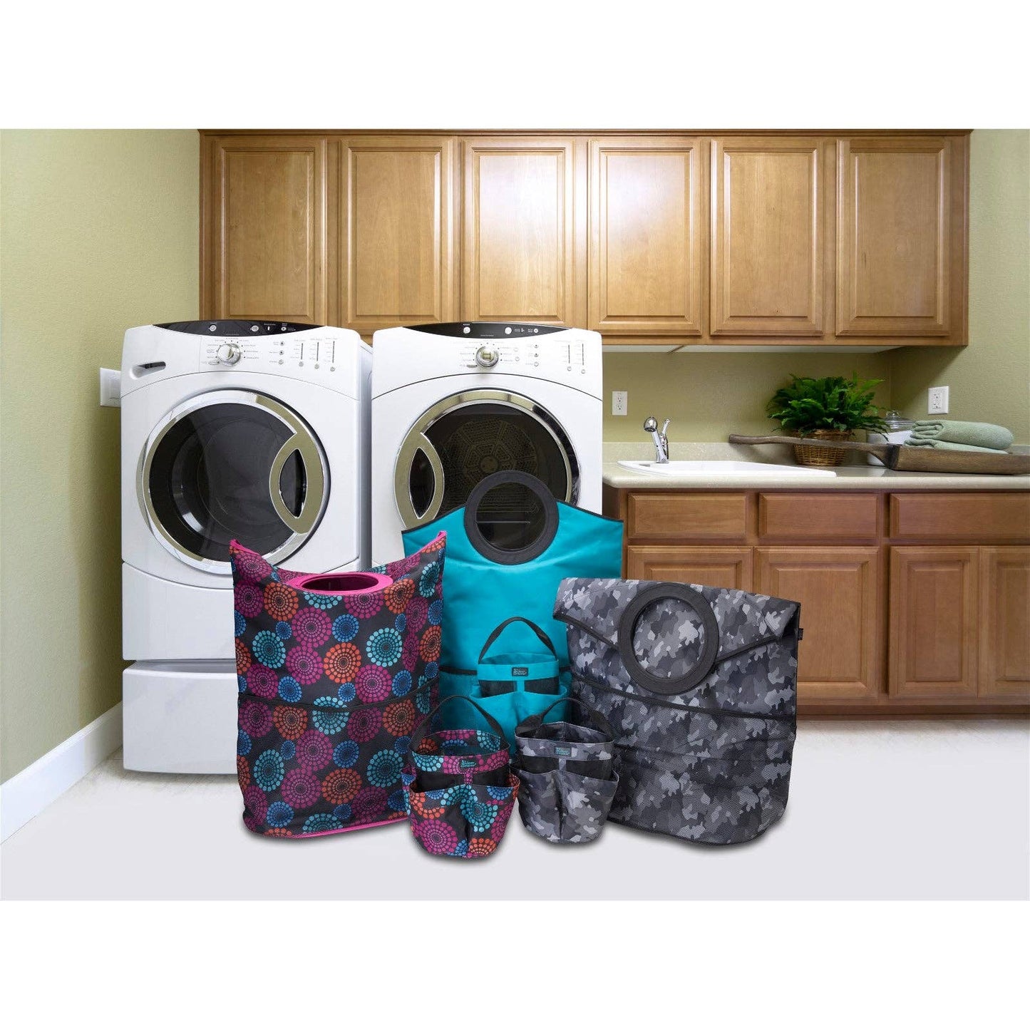 Laundry Hamper Tote: Camo
