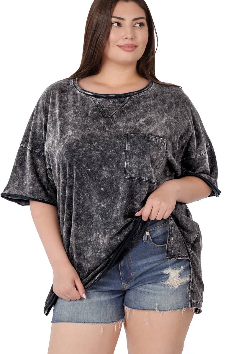 Sydney Acid Wash Tee