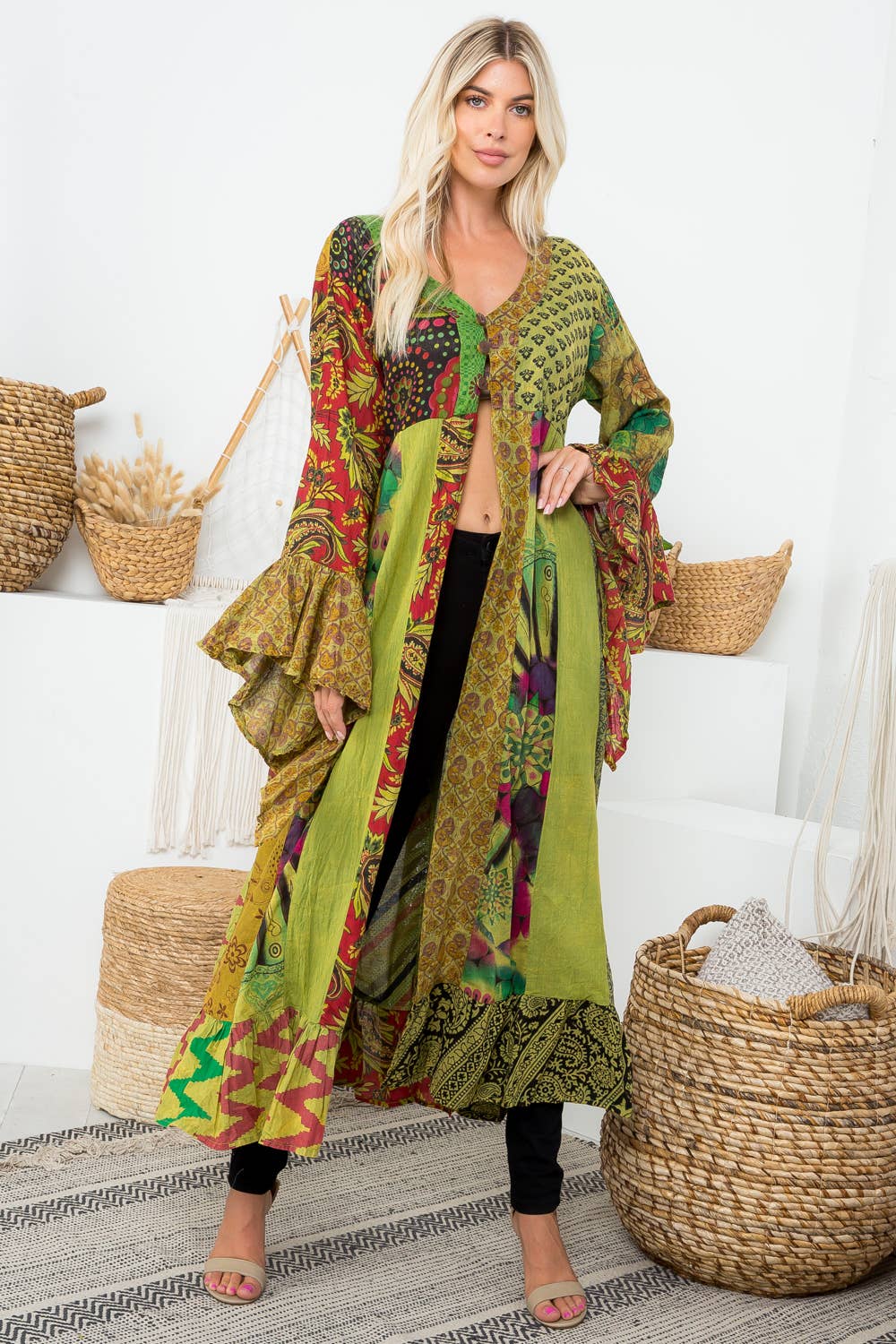 Julissa Patchwork Kimono