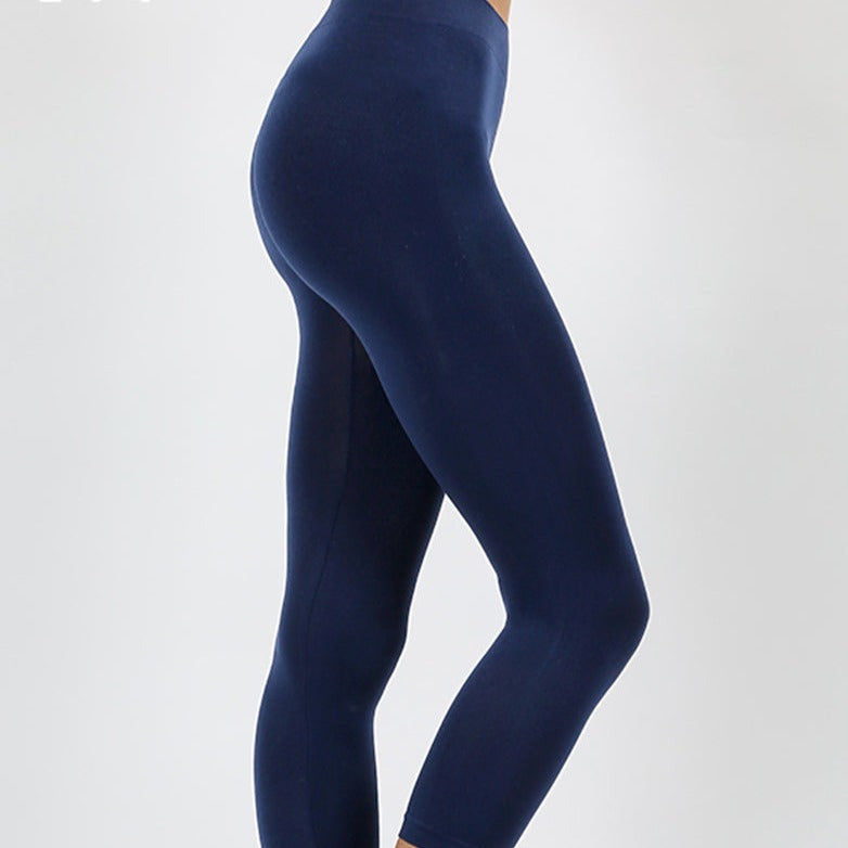 Buttery Soft Capri Leggings - Navy