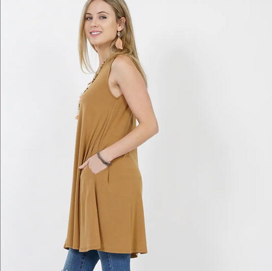 Breena Sleeveless Tunic