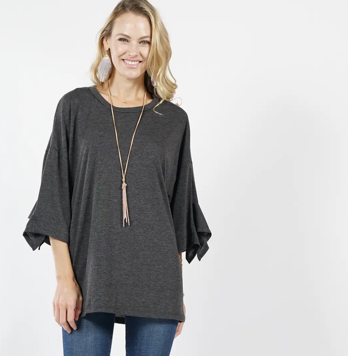 Flutter Sleeve Tunic