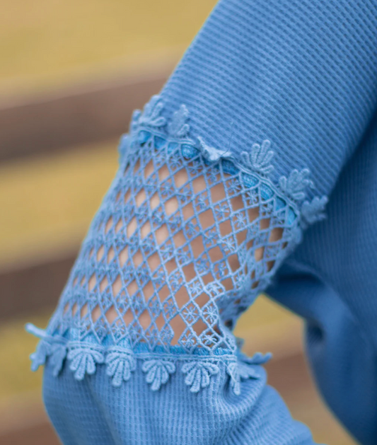 Miss Seeing You Waffle Top