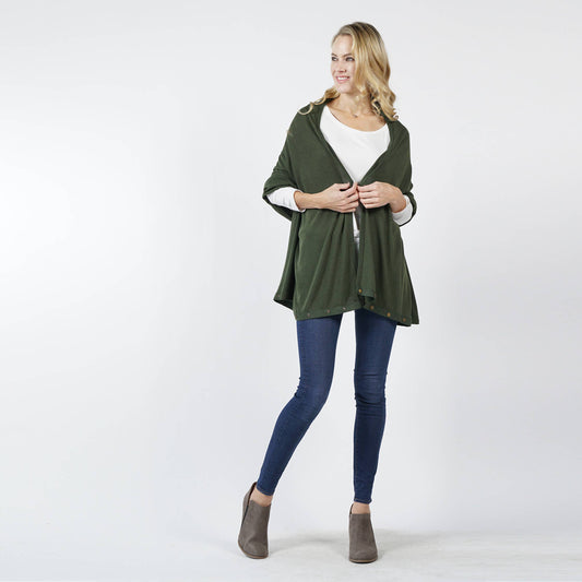 Convertible Wrap Scarf (Army Green)