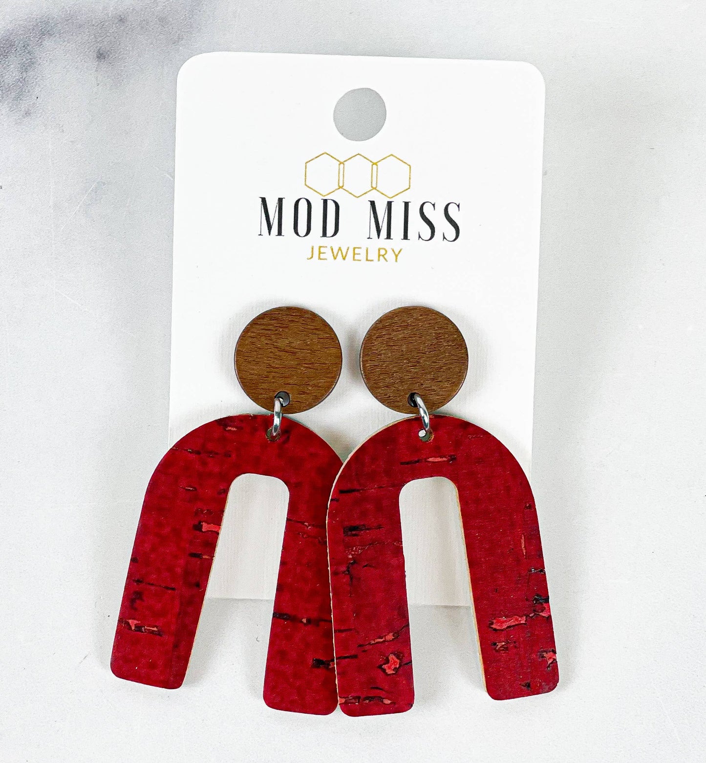 Rustic Red Earring