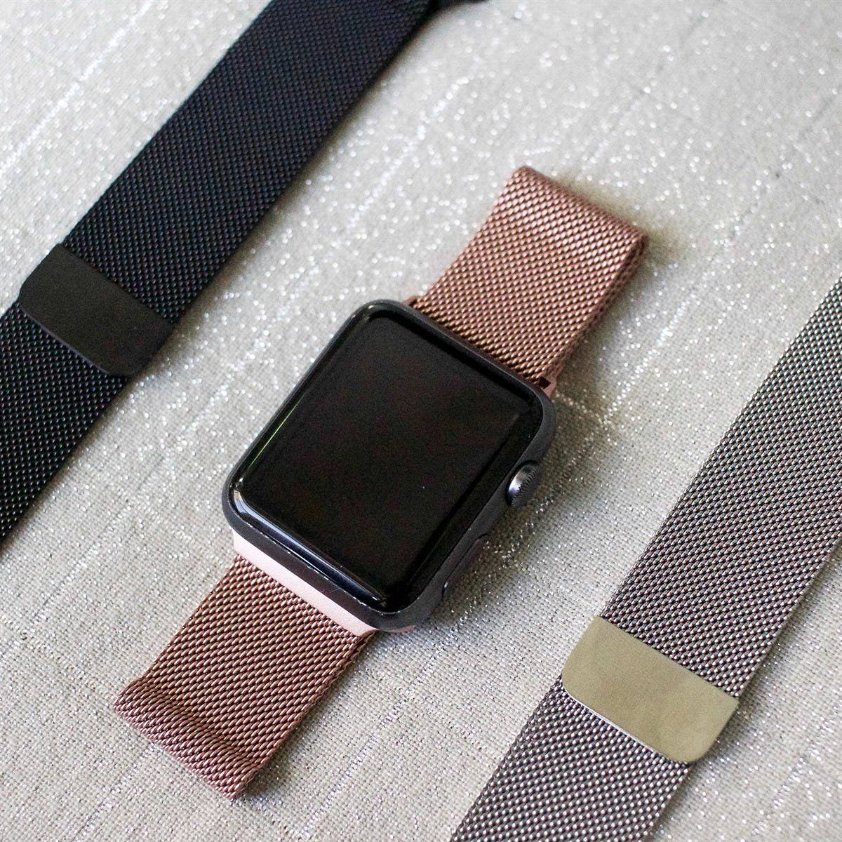 ShopTrendsNow - Milanese Loop Mesh Metal Bands for Apple Watch: 38/40/41mm / Copper