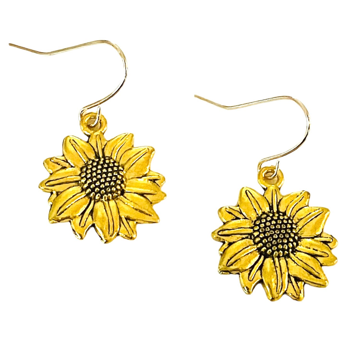 Sunflower Dangle Earrings