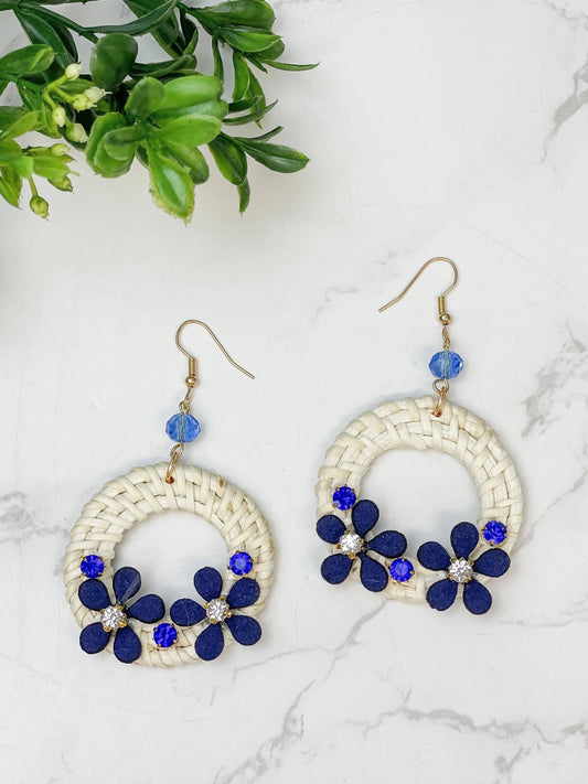 Raffia Statement Earrings