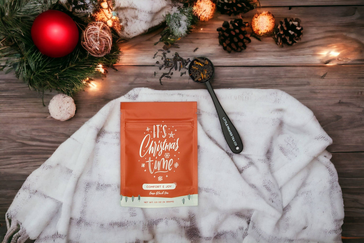 Comfort & Joy Christmas Loose Black Tea - Hazelnut & Orange: Sample