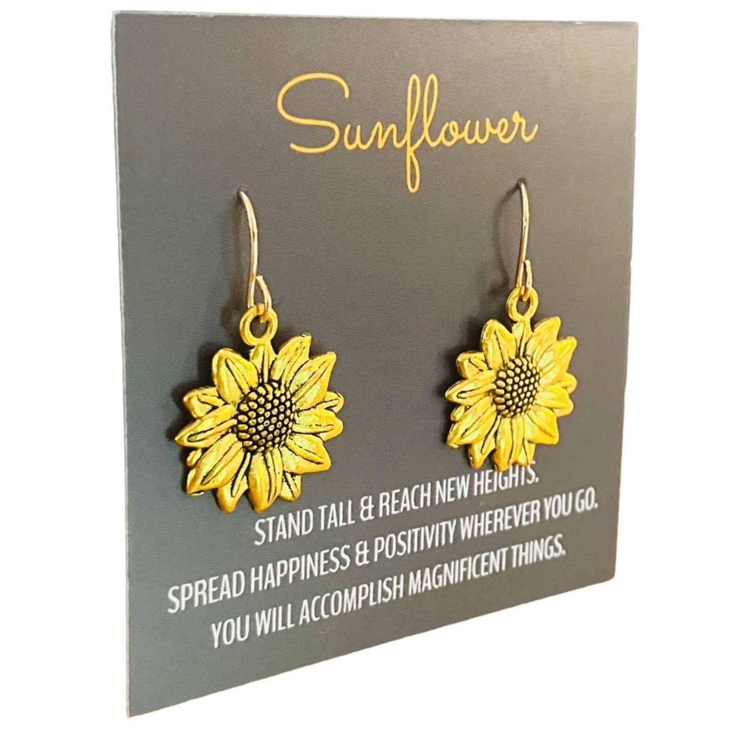 Sunflower Dangle Earrings