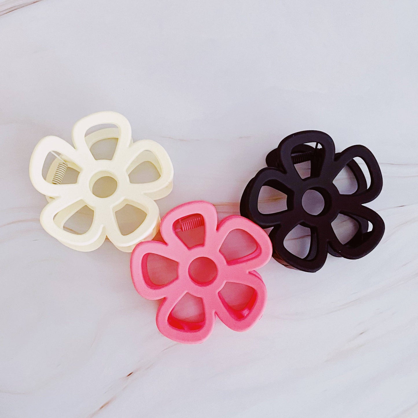 Flower Hair Claw Clip