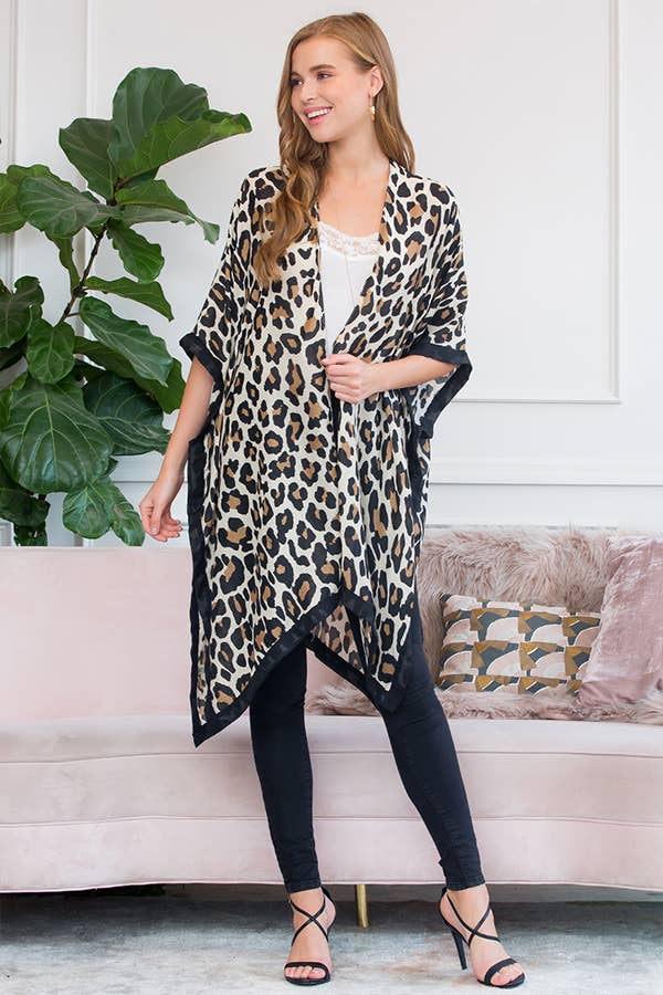 Riley Leopard Kimono