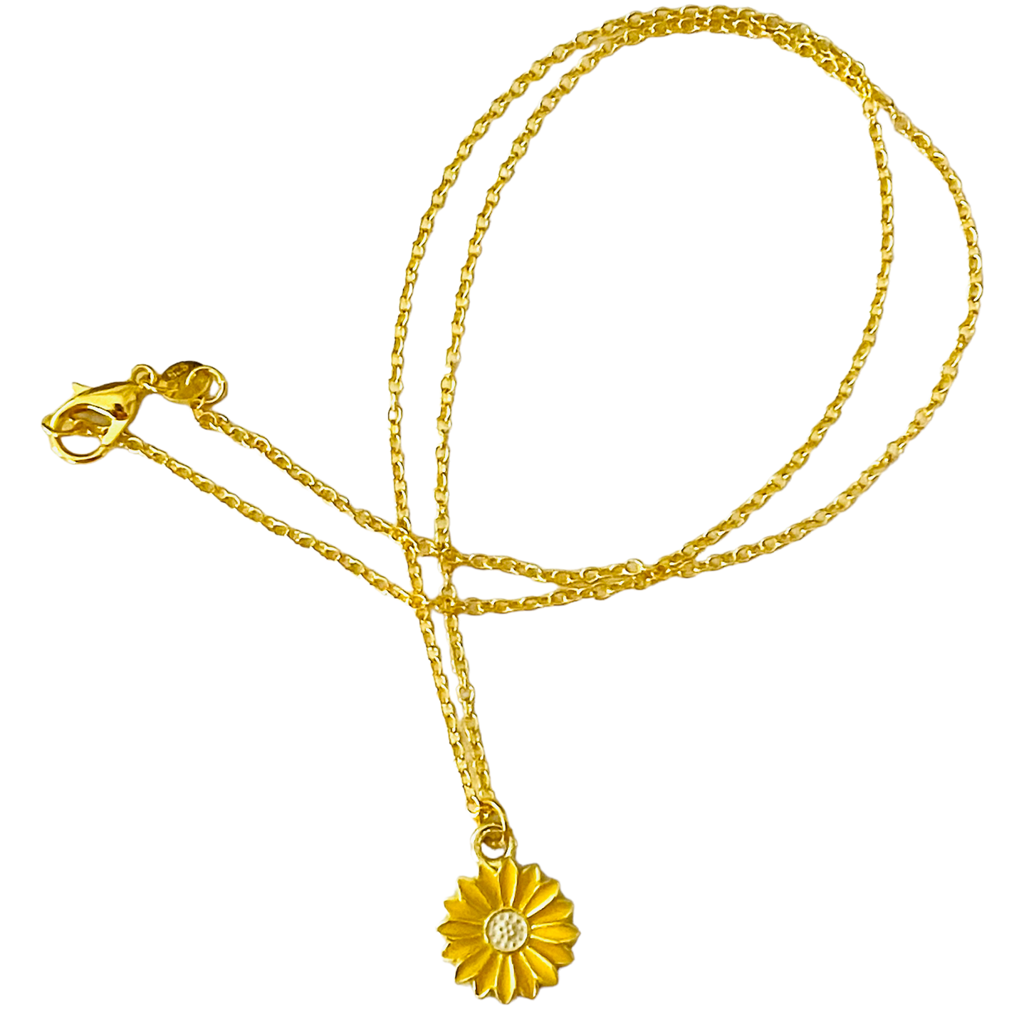 Sunflower Pendant Necklace