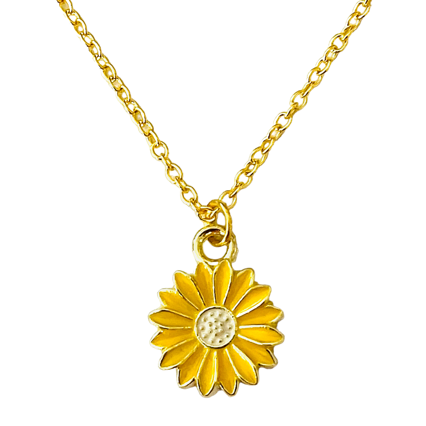 Sunflower Pendant Necklace