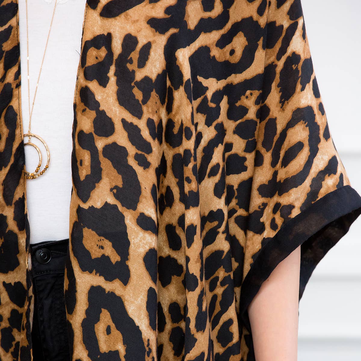 Riley Leopard Kimono