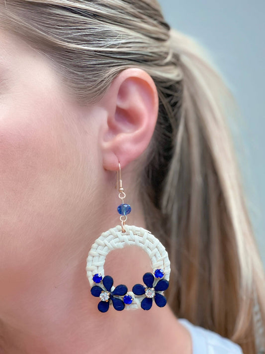 Raffia Statement Earrings