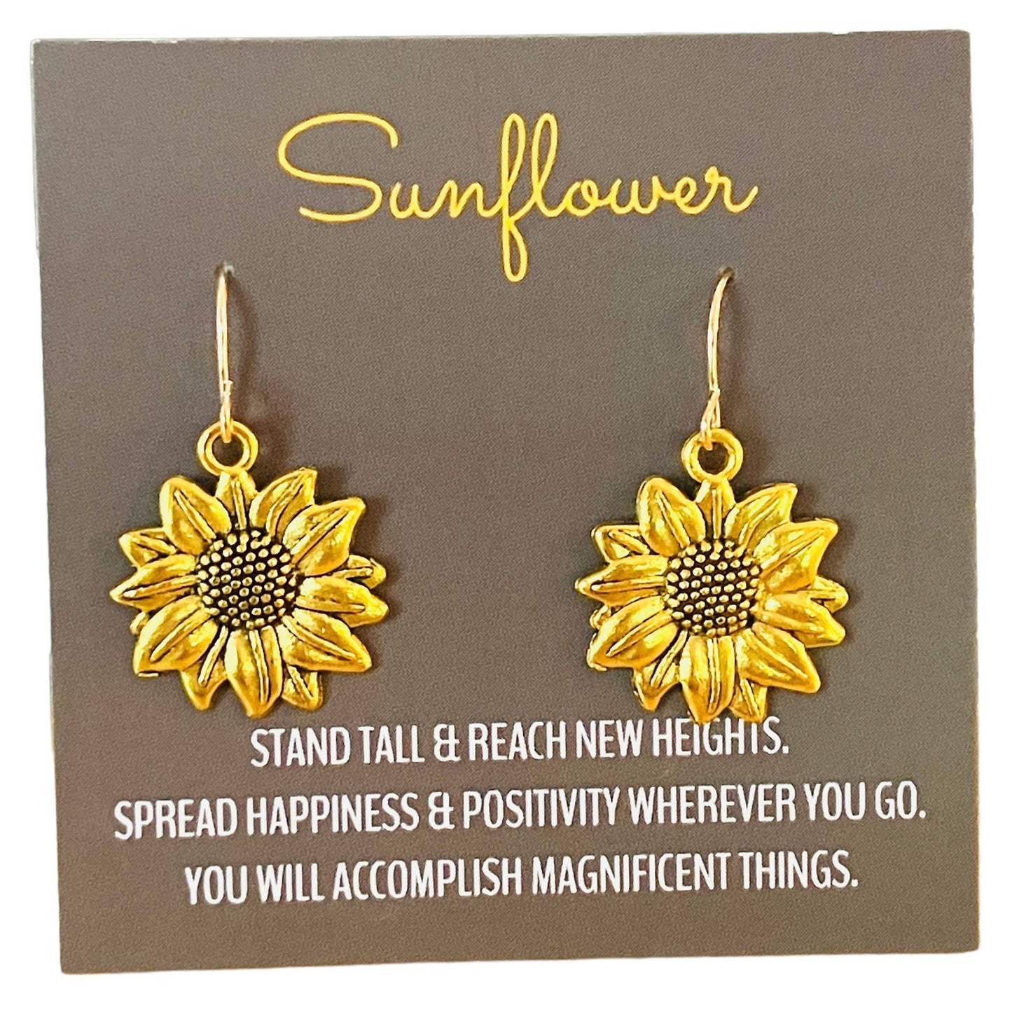 Sunflower Dangle Earrings