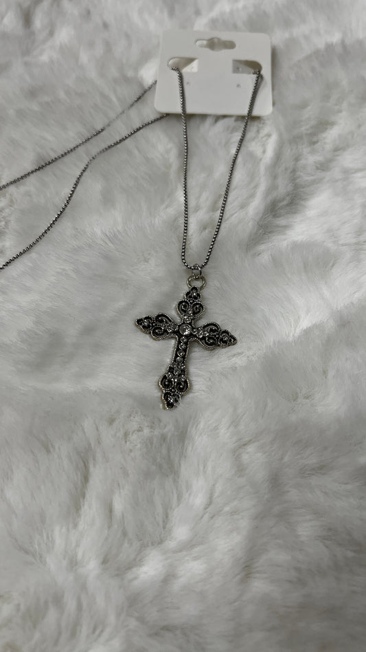 Sparkle Cross Necklace