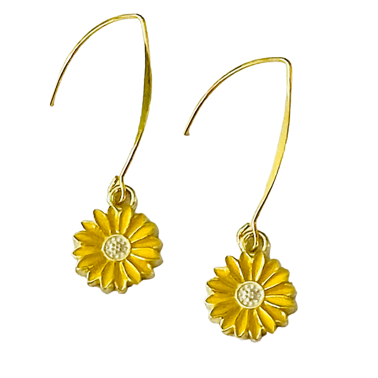 Sunflower Dangle Earrings