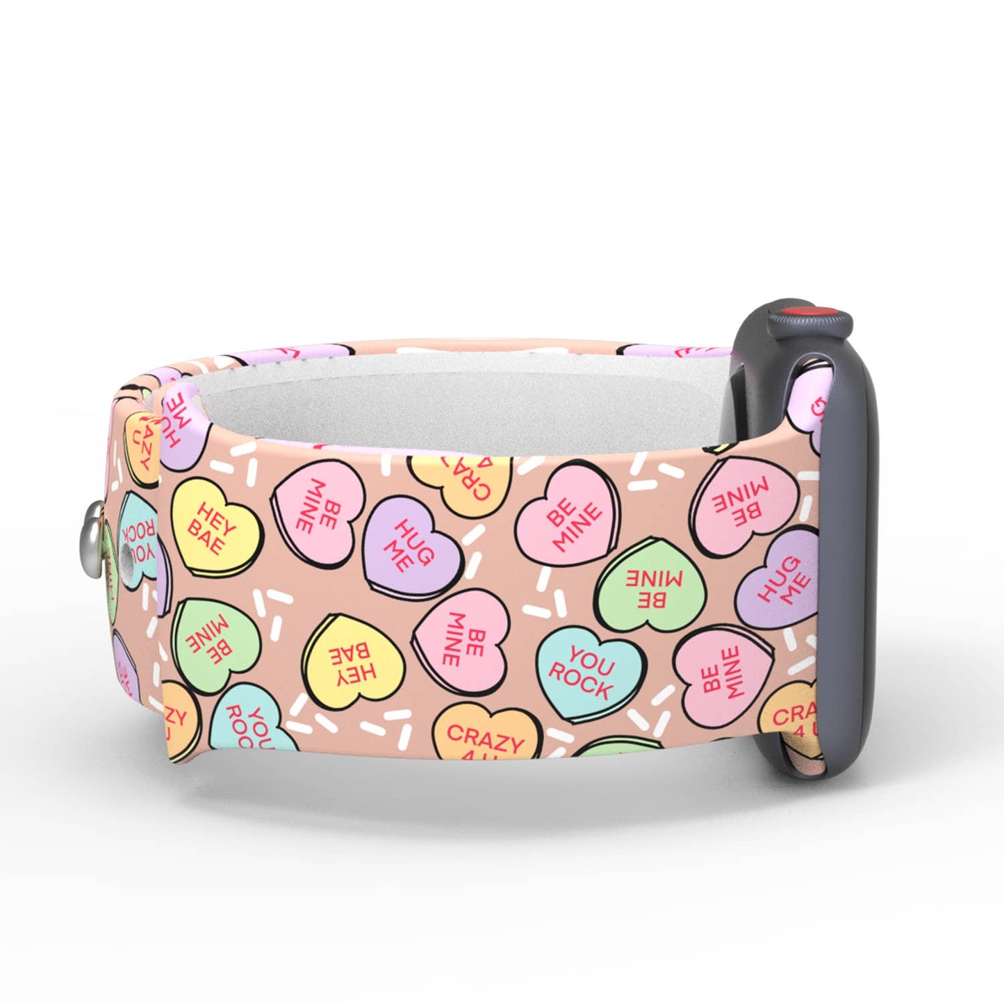 ShopTrendsNow - Valentine's Day Apple Watch Bands Hearts Love Kisses: 38/40/41mm / Striped Hearts