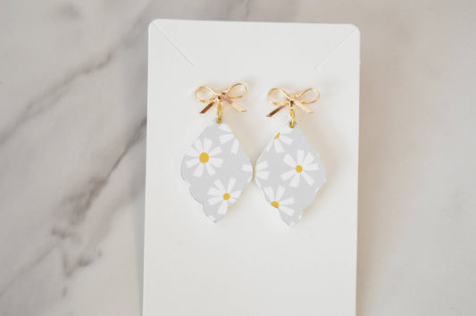 Daisy Bow Earrings