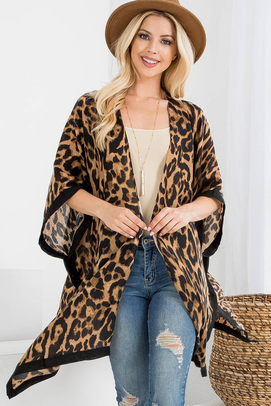 Riley Leopard Kimono