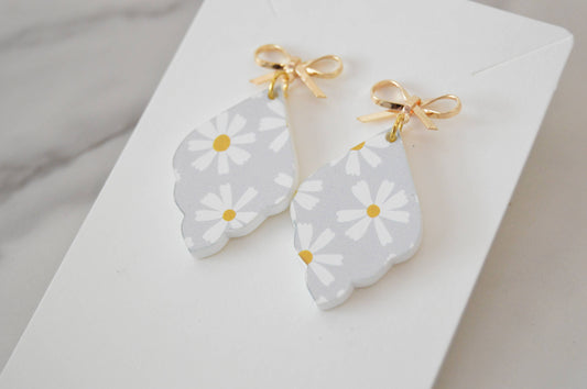 Daisy Bow Earrings