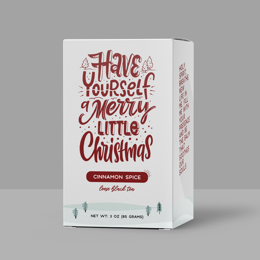 Cinnamon Spice Holiday Tea - Black Tea - Christmas Gift: 3 oz Box