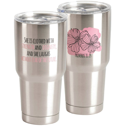 Dicksons - She Is Clothed Stainless Steel Tumbler 30 oz
