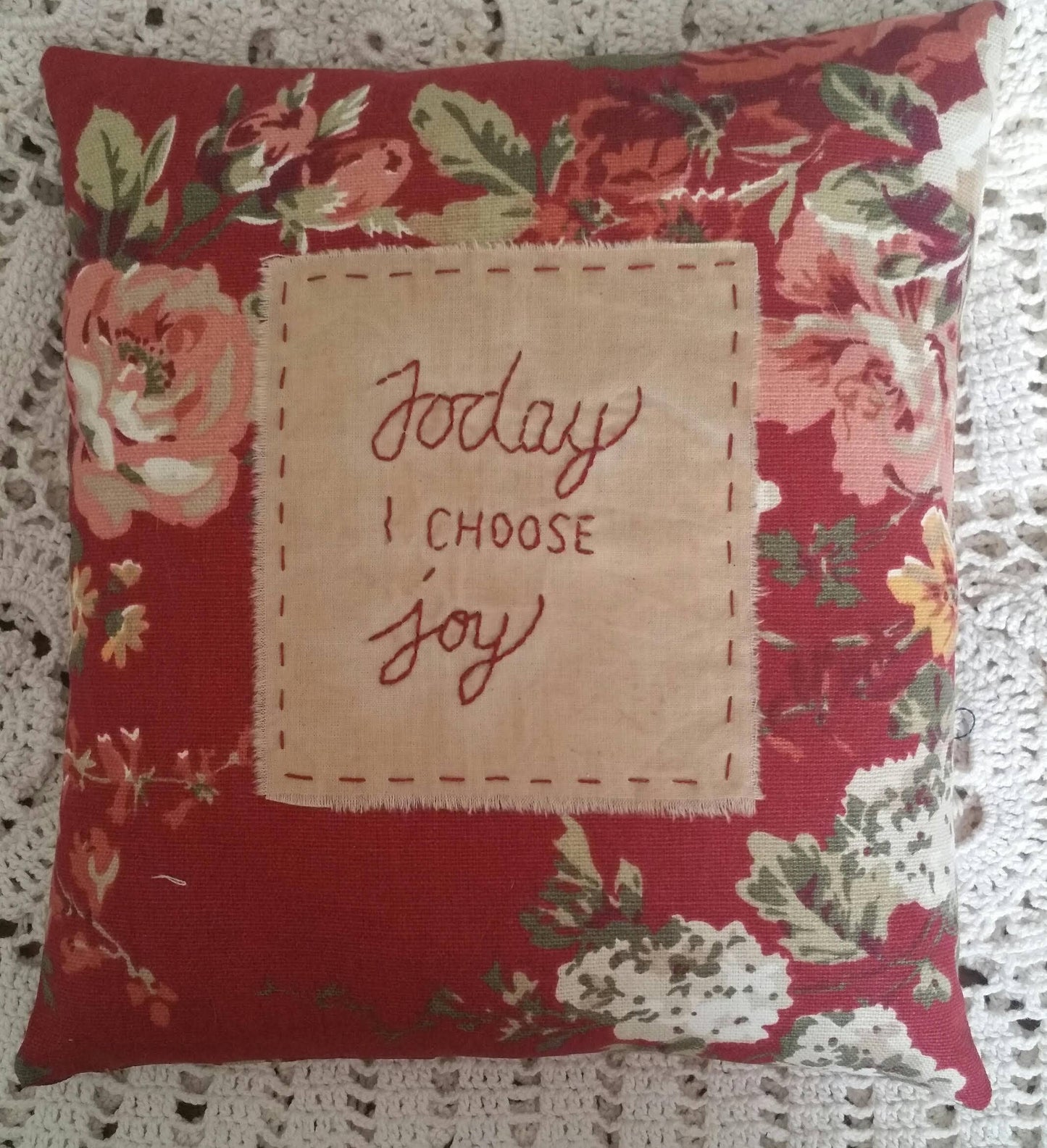 Today I Choose Joy Pillow