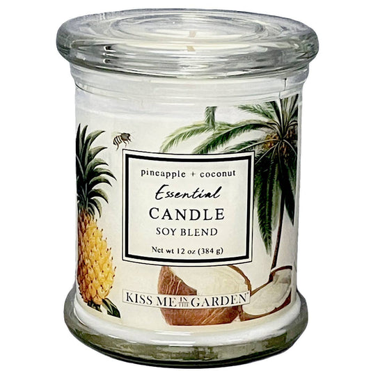 Pineapple Coconut Soy Candle 12 oz