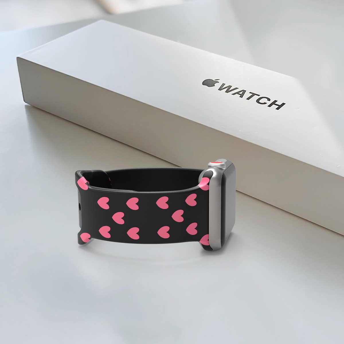 ShopTrendsNow - Valentine's Day Apple Watch Bands Hearts Love Kisses: 38/40/41mm / Mini Hearts