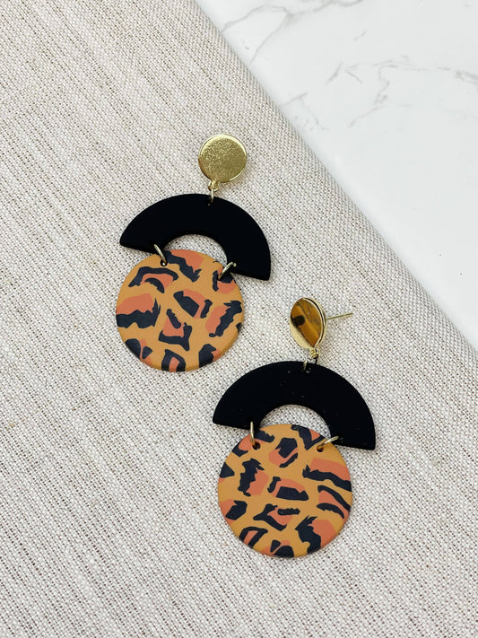 Leo Leopard Earrings