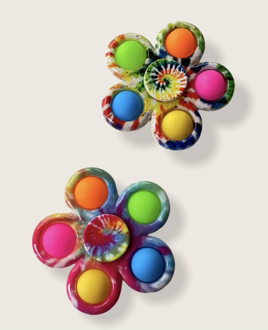 Tie Dye Crazy Snap Spinners
