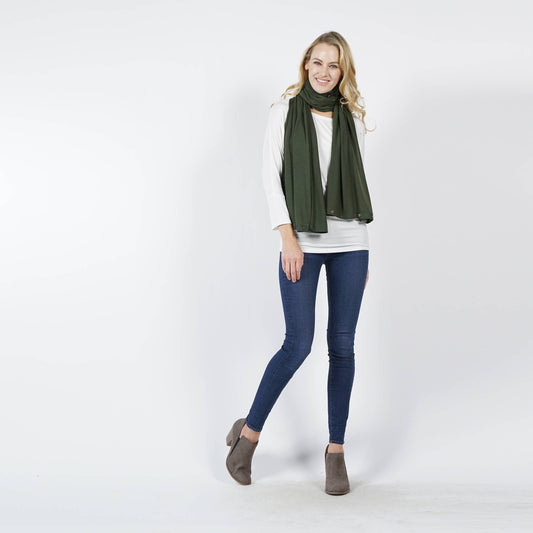 Convertible Wrap Scarf (Army Green)
